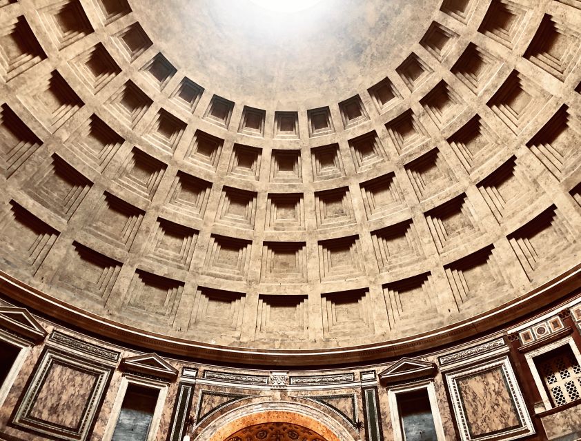 Rome: Pantheon Small Group Tour and Skip-the-Line Ticket - Engineering secrets: columns from Egypt and proportions that impressed Michelangelo