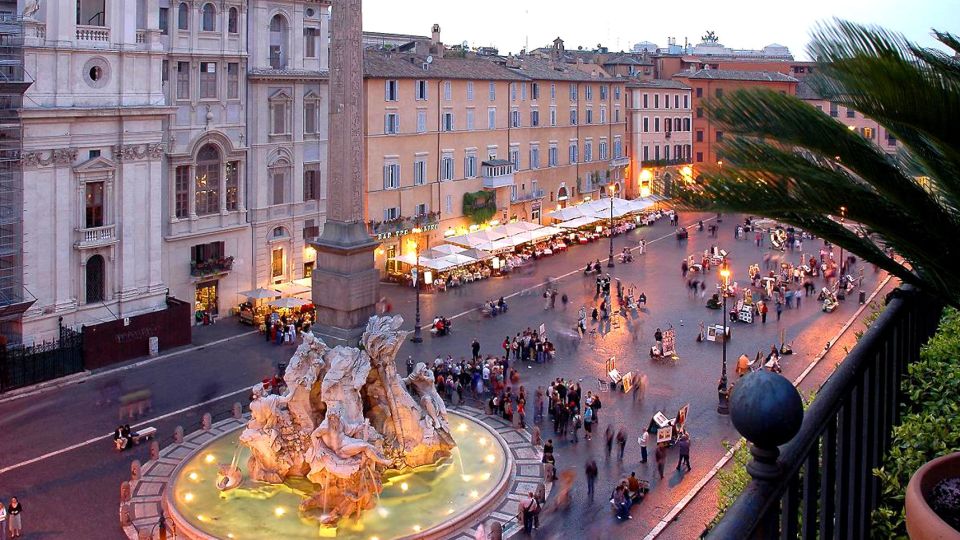 Rome: Pantheon, Trevi, Navona and Spanish Steps Private Tour - Piazza Navona: where the fountains and the energy collide