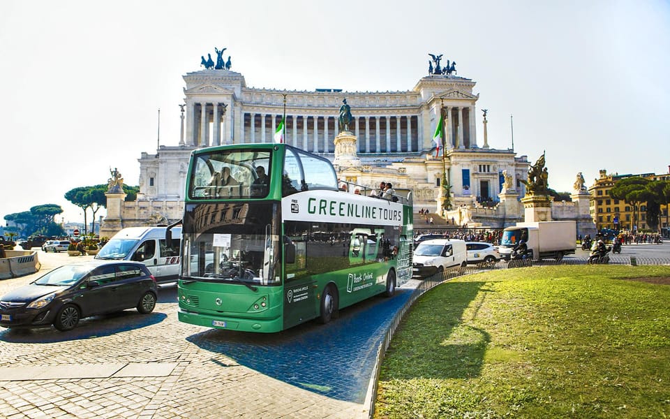 Rome: Pantheon Visit and Hop-On Hop-Off Open Bus Ticket - Pantheon Audio Guide Pickup: where your day really starts