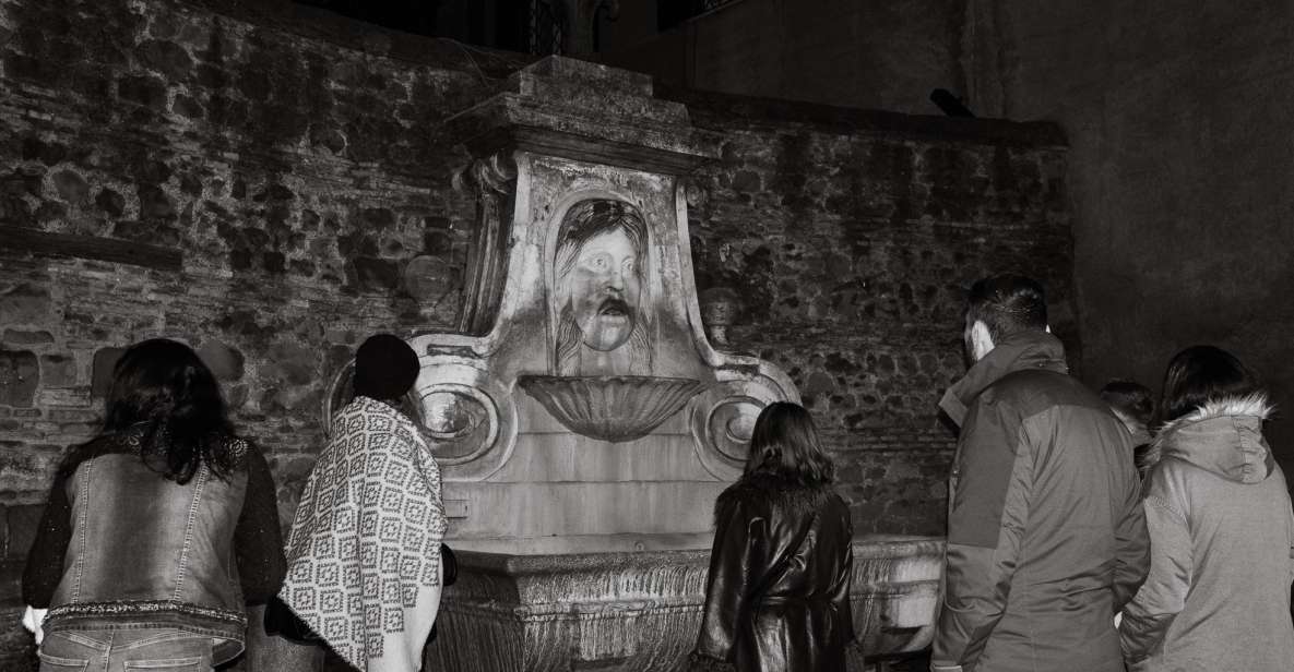 Rome: Paranormal Night Walking Tour & Secret Backstreets - Where the tour starts: Piazza Campo de’ Fiori at night