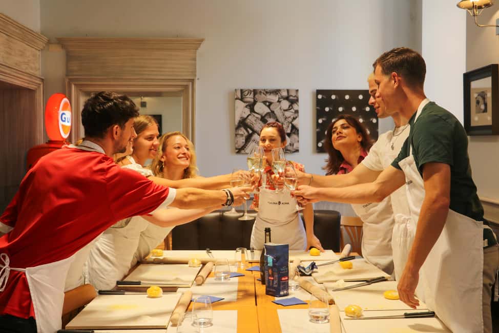 Rome: Pasta and tiramisu perfection class w/wine & dessert - Key Points Before You Go