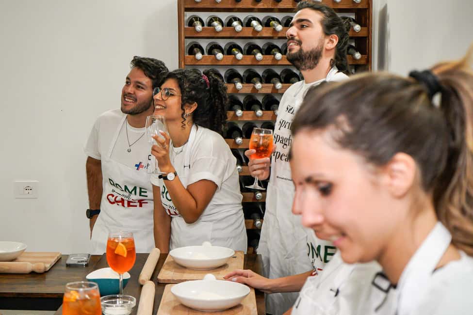 Rome: Pasta Cooking Class with Spritz Cocktails - Chef Energy and Real Teaching: What to Look For in Your Instructor