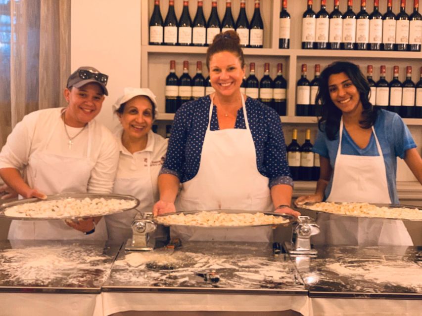 Rome: Pasta & Tiramisu Class with Free Flowing Fine Wine - Before the cooking: tasting, questions, and getting your footing