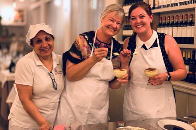 Rome Pasta & Tiramisu Making Class with Fine Wine - Price and value: what $32.67 buys you in Rome