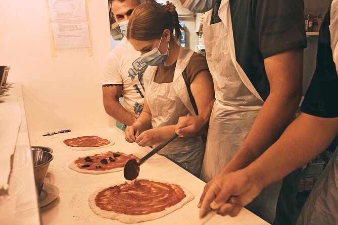 Rome: Pizza Cooking Class combined with Guided Sightseeing - What you make: pizza, starters, dessert, and beer or wine