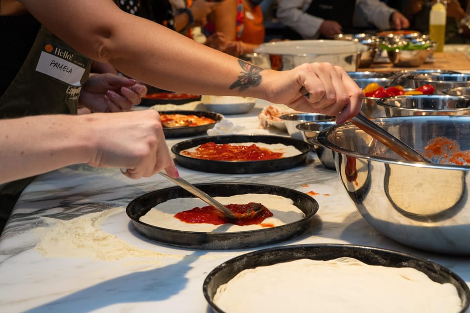 Rome: Pizza & Gelato Cooking Class + Private Chef - Pizza dough skills you’ll use again at home