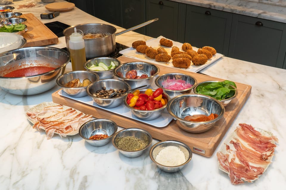 Rome: Pizza & Gelato Cooking Class + Private Chef - The cooking plan: pizza, Roman supplì, and Italian gelato