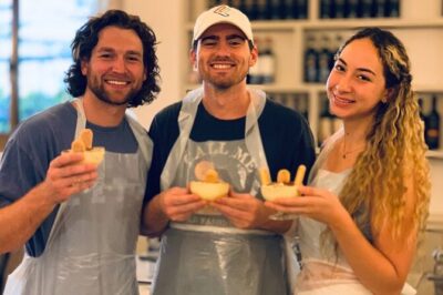 Rome: Pizza & Tiramisu Class with Free Flowing Fine Wine - From flour to dough: learning Roman pizza technique that you can repeat