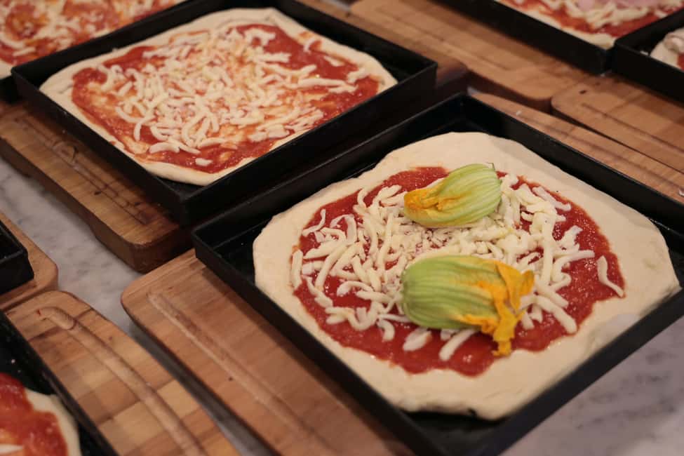 Rome: Pizza & Tiramisu Cooking Class with Meal and Drink - Tiramisu building: mascarpone, espresso, and savoiardi in classic form
