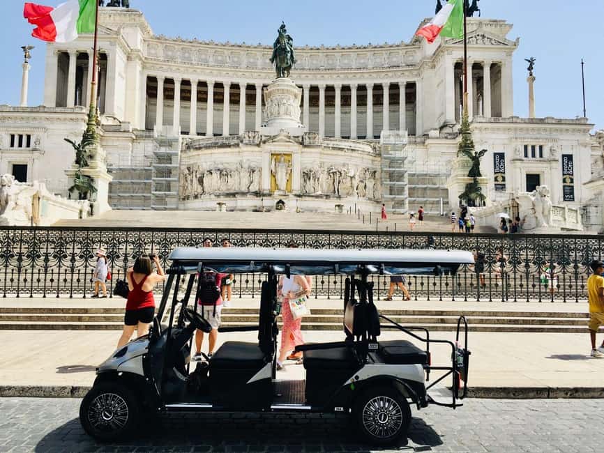 Rome: Private City Sightseeing Tour by Golf Cart - Key highlights to look for