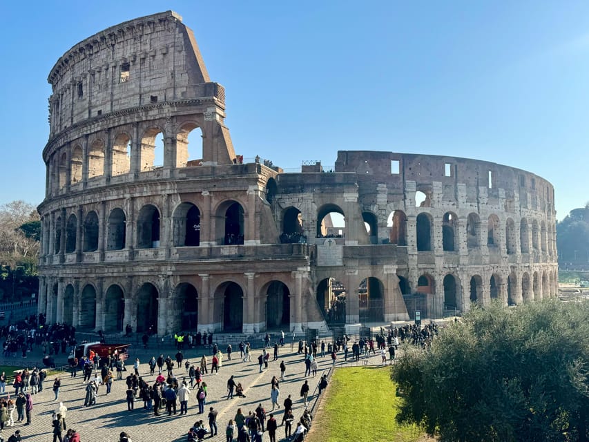 Rome: Private Colosseum Experience and Ancient Ruins Tour - Timing, security checks, and weather reality