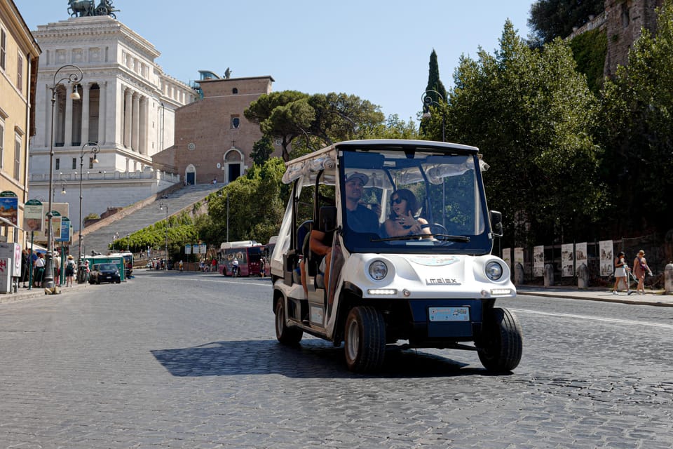 Rome: Private Customizable 3-Hour Golf Cart City Tour - Colosseum to Trevi: Building a Route That Makes Sense