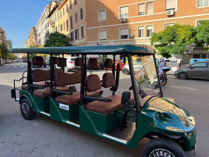 Rome: Private Golf Cart City Highlights Tour - Key things to know before you ride