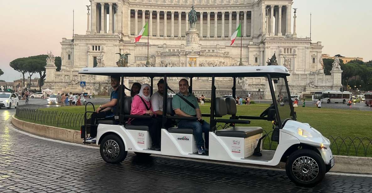 Rome: Private Golf Cart City Highlights Tour - Starting at Italy In Love Tours: How the Tour Kicks Off