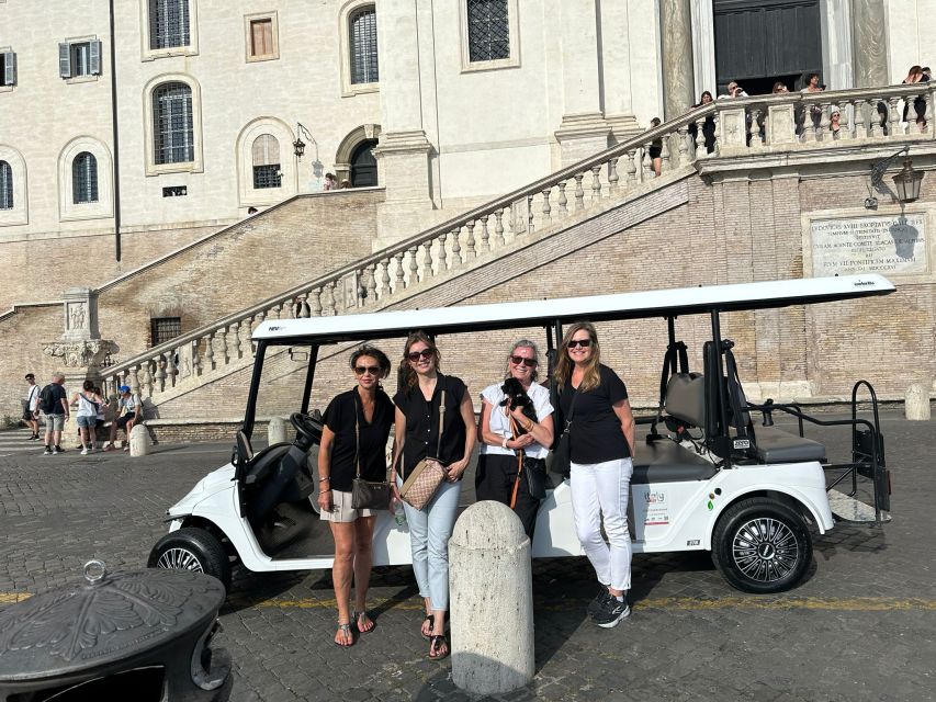Rome: Private Golf Cart City Highlights Tour - The Colosseum to Arch of Constantine Stretch: Fast Classics, Good Photos