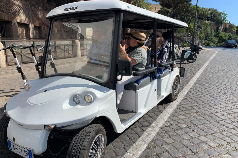 Rome: Private Golf Cart City Highlights Tour - Trevi Fountain With a Short Guided Moment: The Most Famous Stop