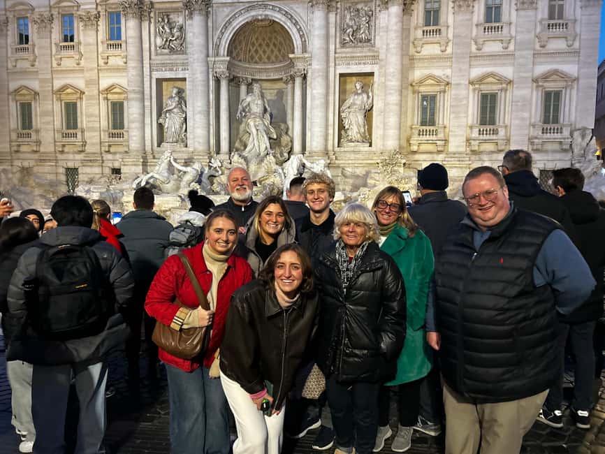 Rome: Private Golf Cart Night Sightseeing Tour & Aperitivo - The real pacing: 2 hours that don’t burn your feet
