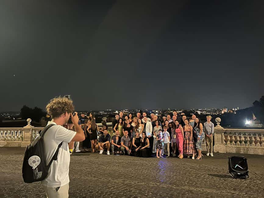 Rome: Private Golf Cart Night Sightseeing Tour & Aperitivo - The pick-up that sets the tone: no meeting-point stress