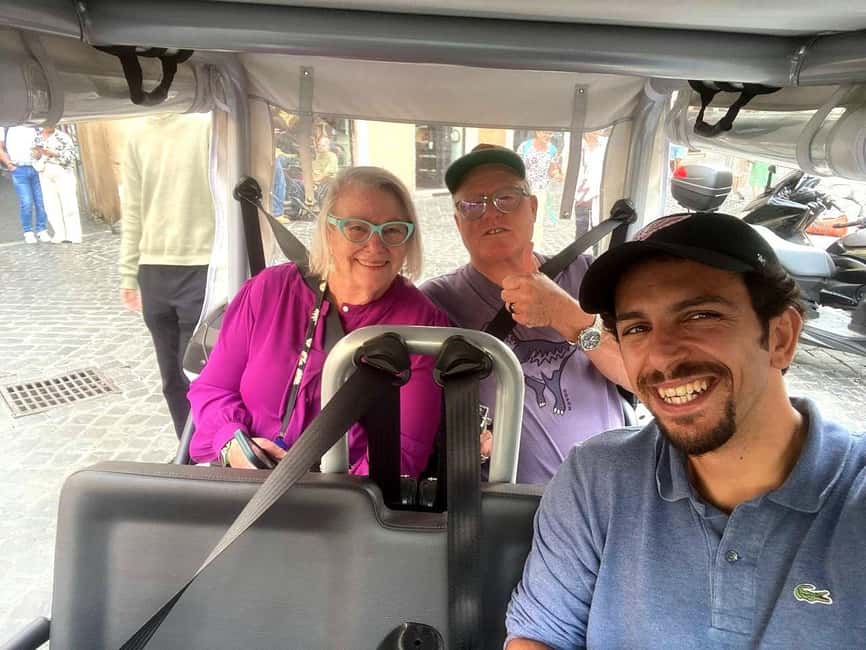 Rome: Private Golf Cart tour with a Local Guide - Private, local, and easy to organize with hotel pickup