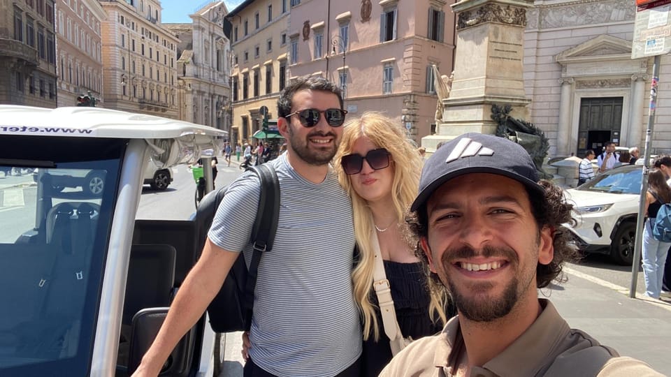 Rome: Private Golf Cart Tour with Artisanal Gelato - Gelato or Coffee Breaks: A Small Stop That Improves the Whole Day