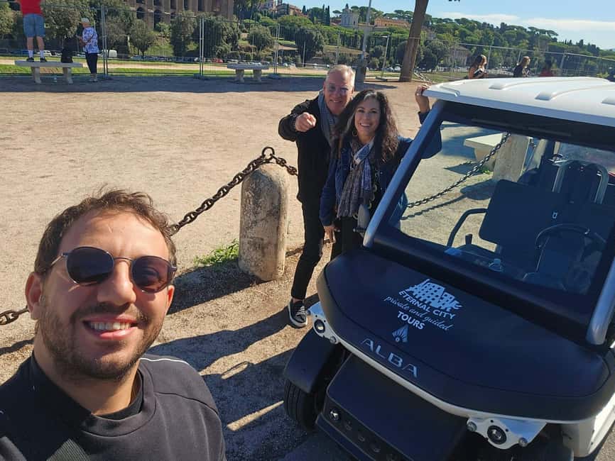 Rome: Private Golf Cart Tour with Artisanal Gelato - Private Electric Golf Carts: Why This Feels Better Than Walking or Bustours