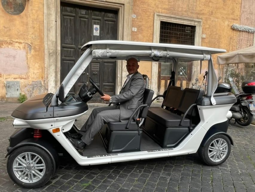 Rome: Private Golf Cart Tour with Artisanal Gelato - Piazza Navona, Trastevere, and Aventine Keyhole: The Places That Make Rome Feel Like Rome