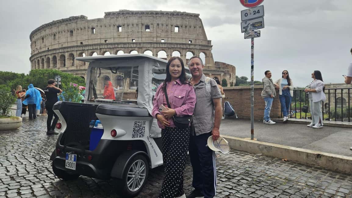 Rome: Private Golf Cart Tour with Artisanal Gelato Tasting - Spanish Steps to Trevi Fountain: classic Rome without the chaos walk
