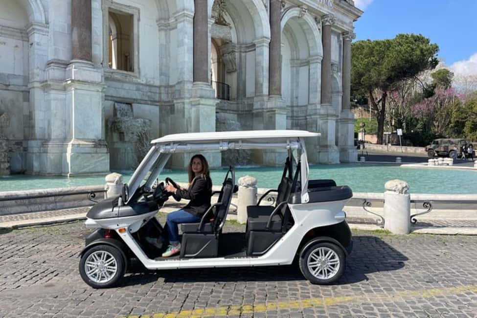 Rome: Private Golf Cart Tour with Artisanal Gelato Tasting - Giardino degli Aranci and the Aventine Keyhole moment