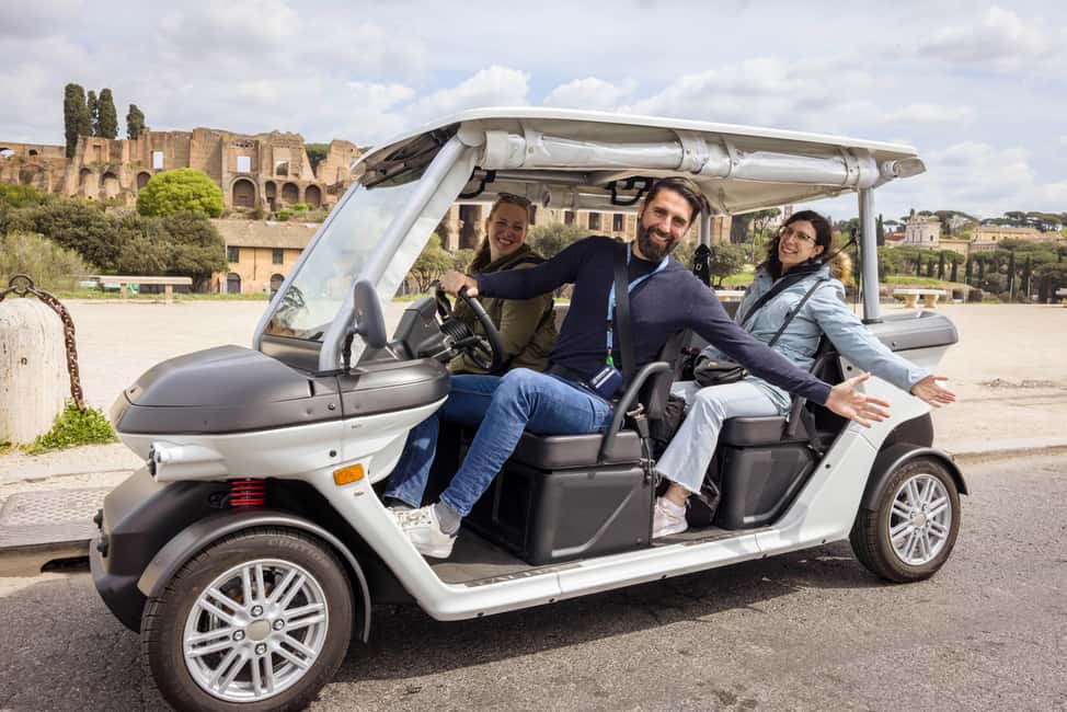 Rome: Private Golf Cart Tour with Driver - Silent Electric Cart: A Better Pace Than Rome on Foot
