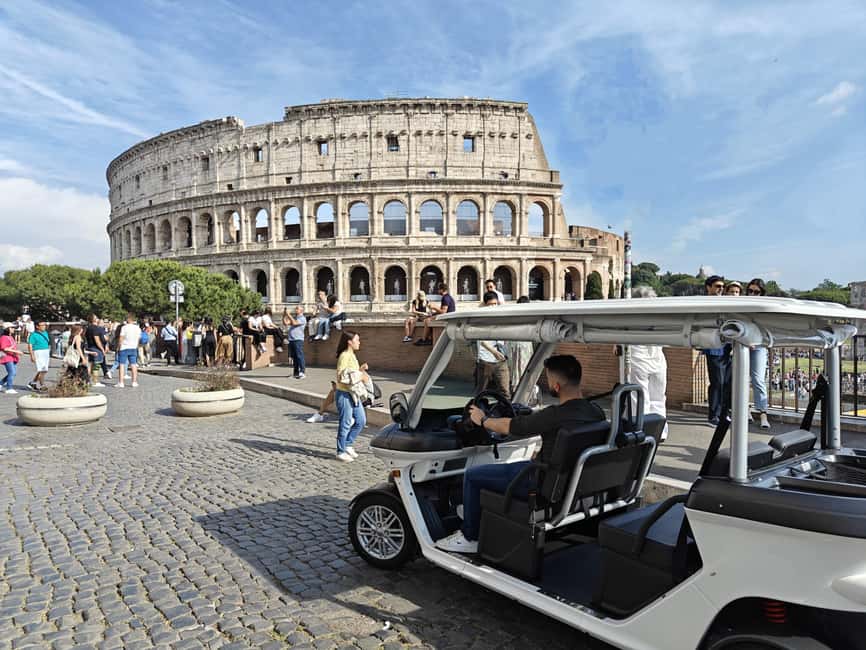 Rome: Private Golf Cart Tour with Driver - Two Routes, Two Moods: Classic Sights vs. Panoramic Terraces
