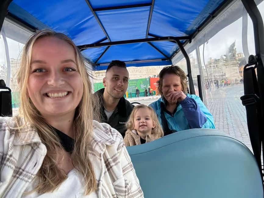 Rome: Private Guided Golf Cart Tour with Gelato or Wine - Optional Sunset and the 4-Hour vs 6-Hour Choices