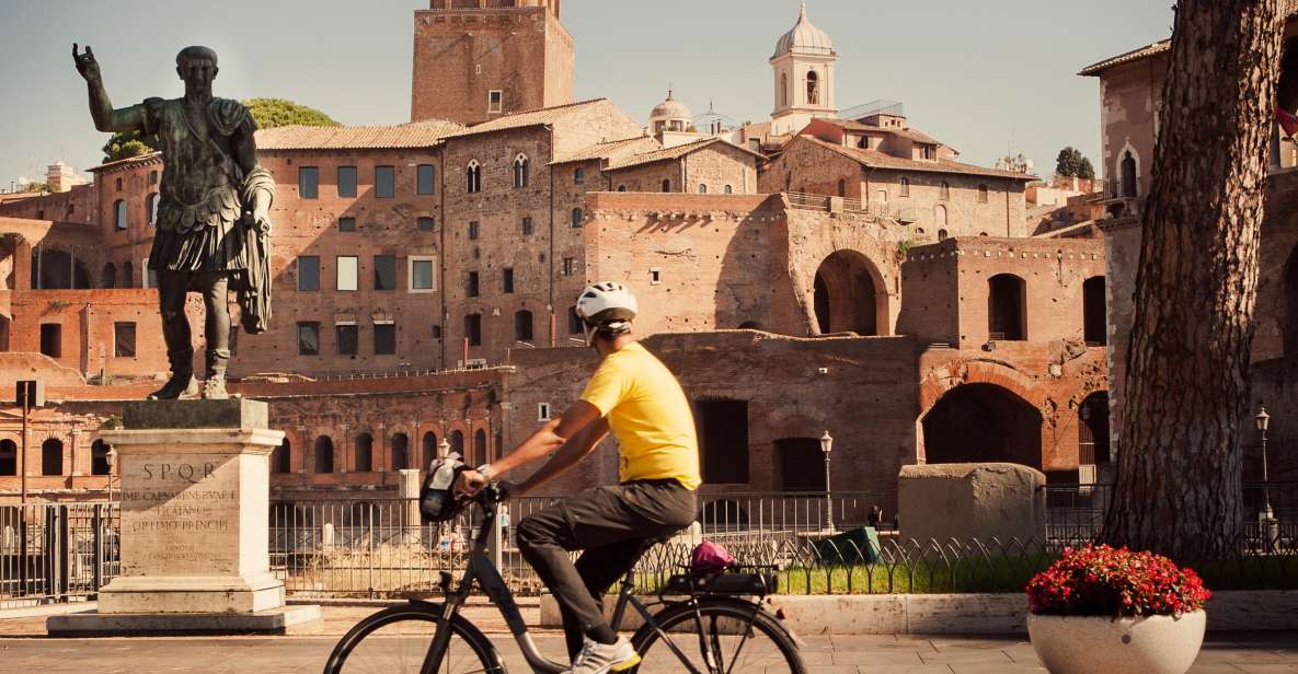Rome: Private Half-Day Bike Tour with E-bike - Morning route vs afternoon route: pick the vibe