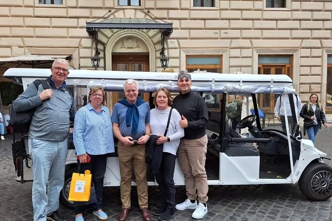 Rome Private Half-Day Tour with Option Golf Cart or Classic eFiat - Trevi Fountain and the Spanish Steps area without the wasted time