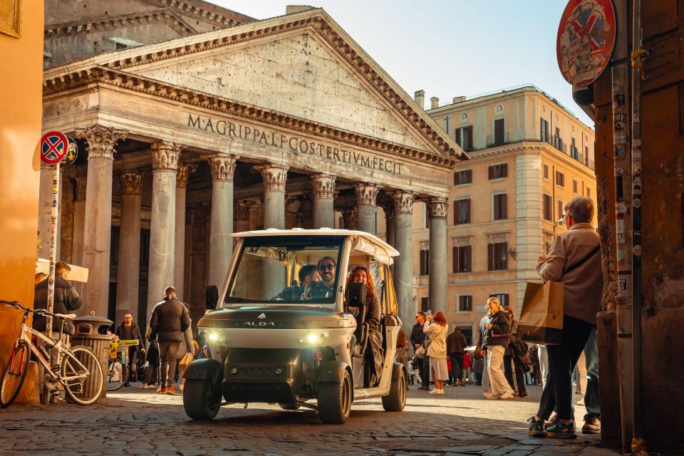 Rome: Private Highlights Tour by Golf Cart - Pickup in the Historical Center (and the ZIP Code Catch)