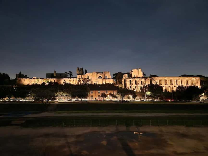 Rome: Private Night Golf Cart Tour - Your 2.5-hour route: what you see, stop by stop