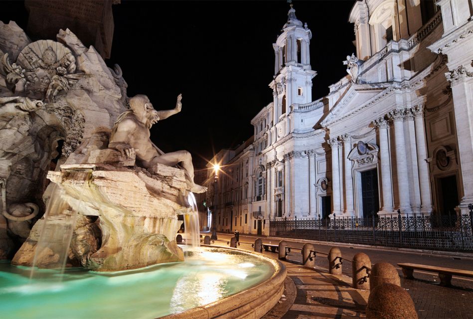 Rome: Private Night Walking Tour - Trajan Column at Night: Power You Can See Clearly