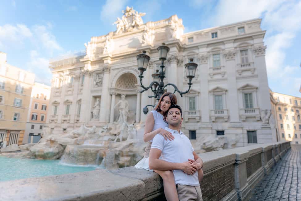 Rome: Private Photoshoot at the Trevi Fountain - Edited photos in 48 hours: the part that makes it feel like a “real” purchase