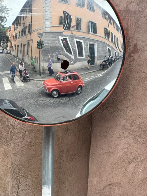 Rome Private Tour and Photo in a Vintage Fiat 500 - Fontana dell’Acqua Paola: a quick stop with strong visual payoff