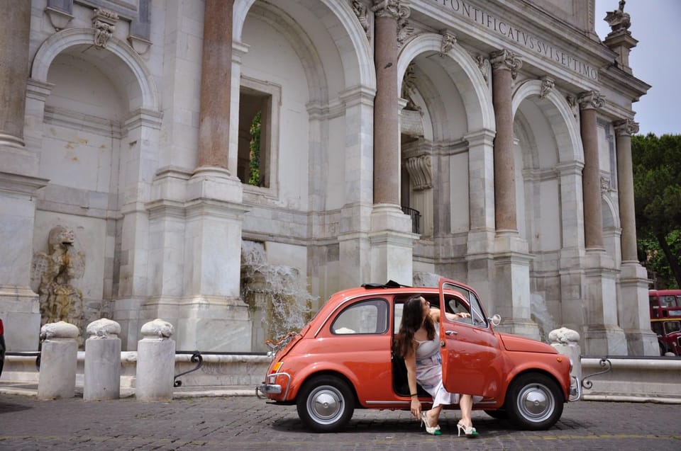 Rome Private Tour and Photo in a Vintage Fiat 500 - The secret stop: the one you’ll talk about later