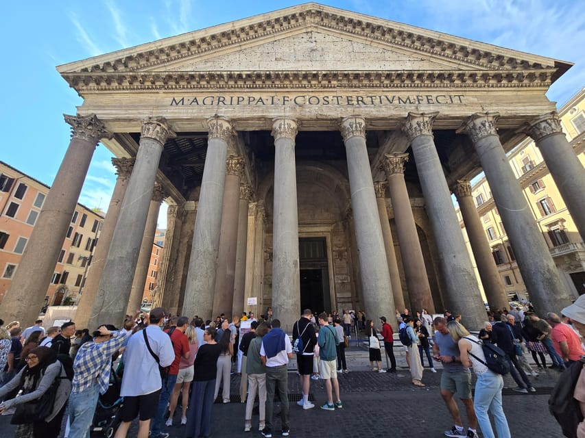 Rome: Private Tour on Electric Tuk-Tuk of Rome City Center - Spanish Steps and Piazza Navona: a strong bar-to-stone pairing