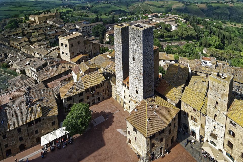Rome: Private Tour to San Gimignano, Siena & Winery Visit - Siena: Piazza del Campo, the Duomo area, and the Tower of Mangia