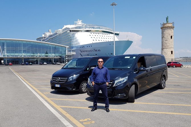 Rome: Private Transfer to/from Civitavecchia Port Van Mercedes - Mercedes comfort that pays off with luggage and heat