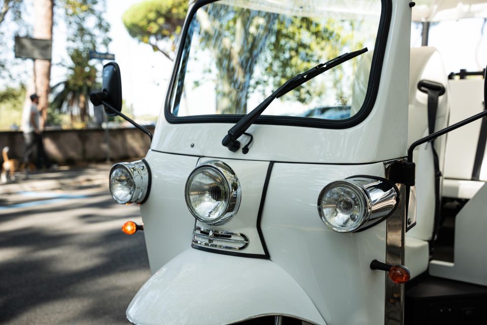 Rome: Private Tuk Tuk Tour with Hotel Pickup and Prosecco - Rione Monti and the Colosseum area: ruins, neighborhoods, and quick breaks
