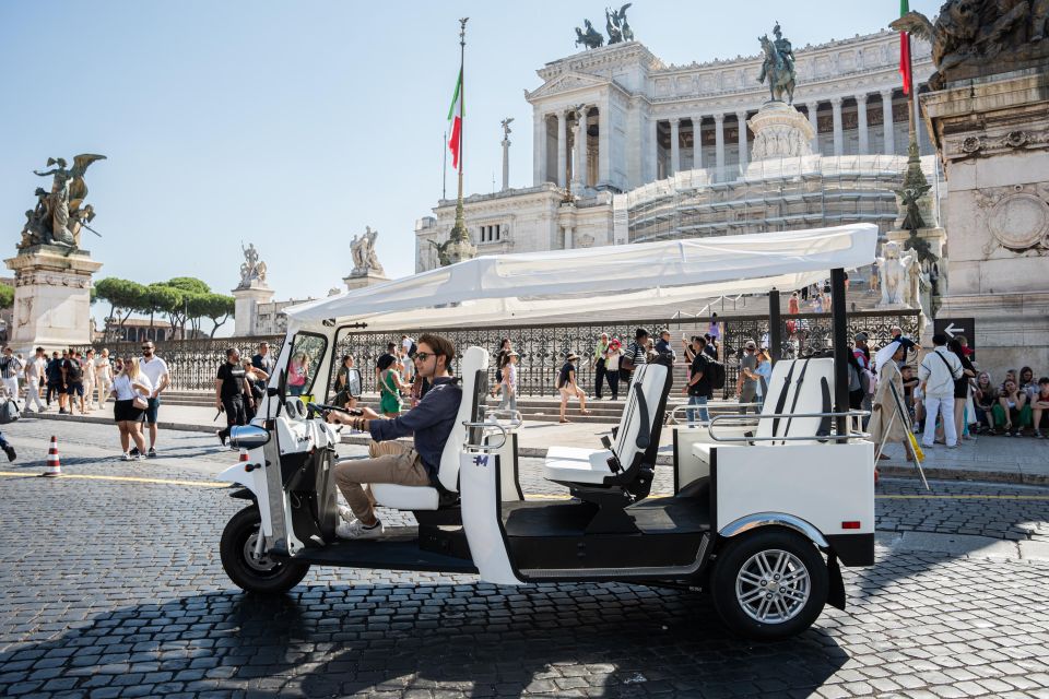 Rome: Private Tuk Tuk Tour with Hotel Pickup and Prosecco - Timing, comfort, and who this tour fits best