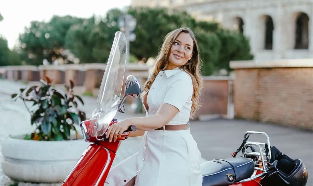 Rome: Private Vespa Tour with Professional Photoshoot - Meeting in Front of Caffe Roma (and Getting Comfortable Fast)