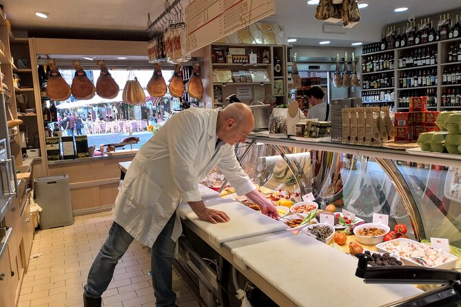 Rome Private Wine & Food Tour Trastevere, Ghetto, Campo de Fiori - Campo de’ Fiori: market ingredients and the Giordano Bruno reminder