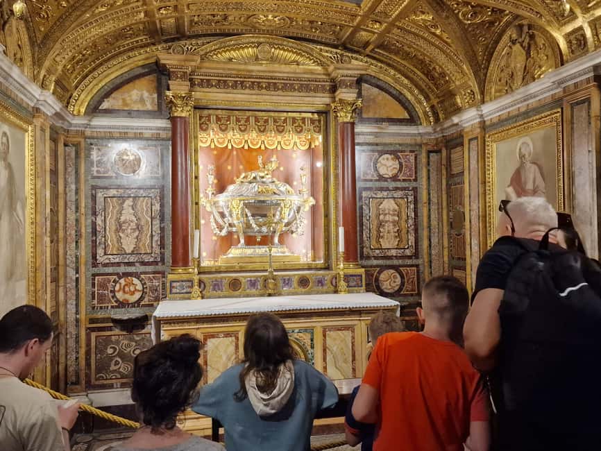 Rome: Relics from the Passion of the Christ Walking Tour - St Mary Major: manger wood under one of Rome’s great basilicas