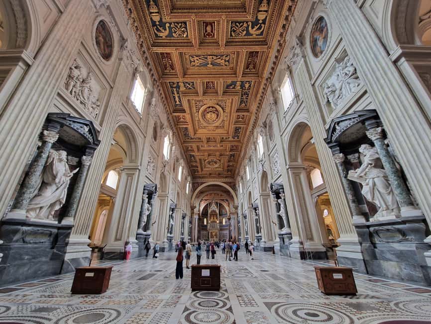 Rome: Relics from the Passion of the Christ Walking Tour - St John Lateran: Borromini mosaics and the resting place of Peter and Paul