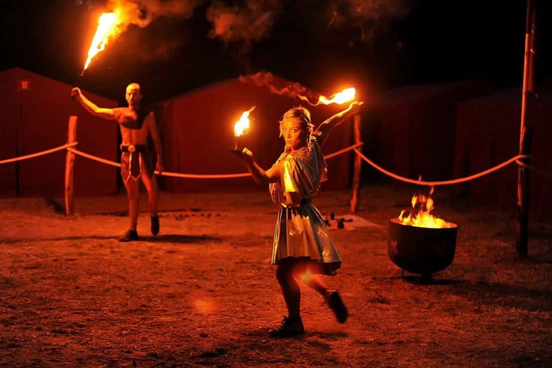 Rome: Roma World, the park to live a day as an Ancient Roman - Gladiators in the arena: showtime plus sword-handling tips