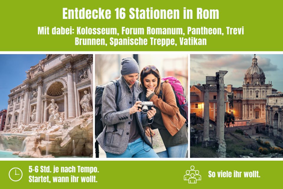 Rome: Scavenger Hunt Self-Guided Tour - Walking distance, timing, and comfort: plan like you mean it